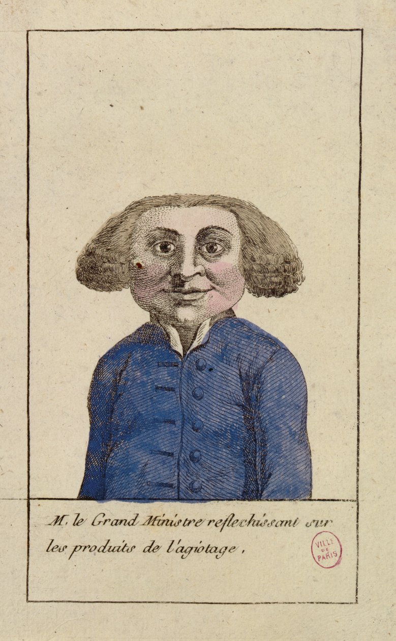 Monsieur le Grand Ministre spekulációi eredményeiről elmélkedik alkotó: French School