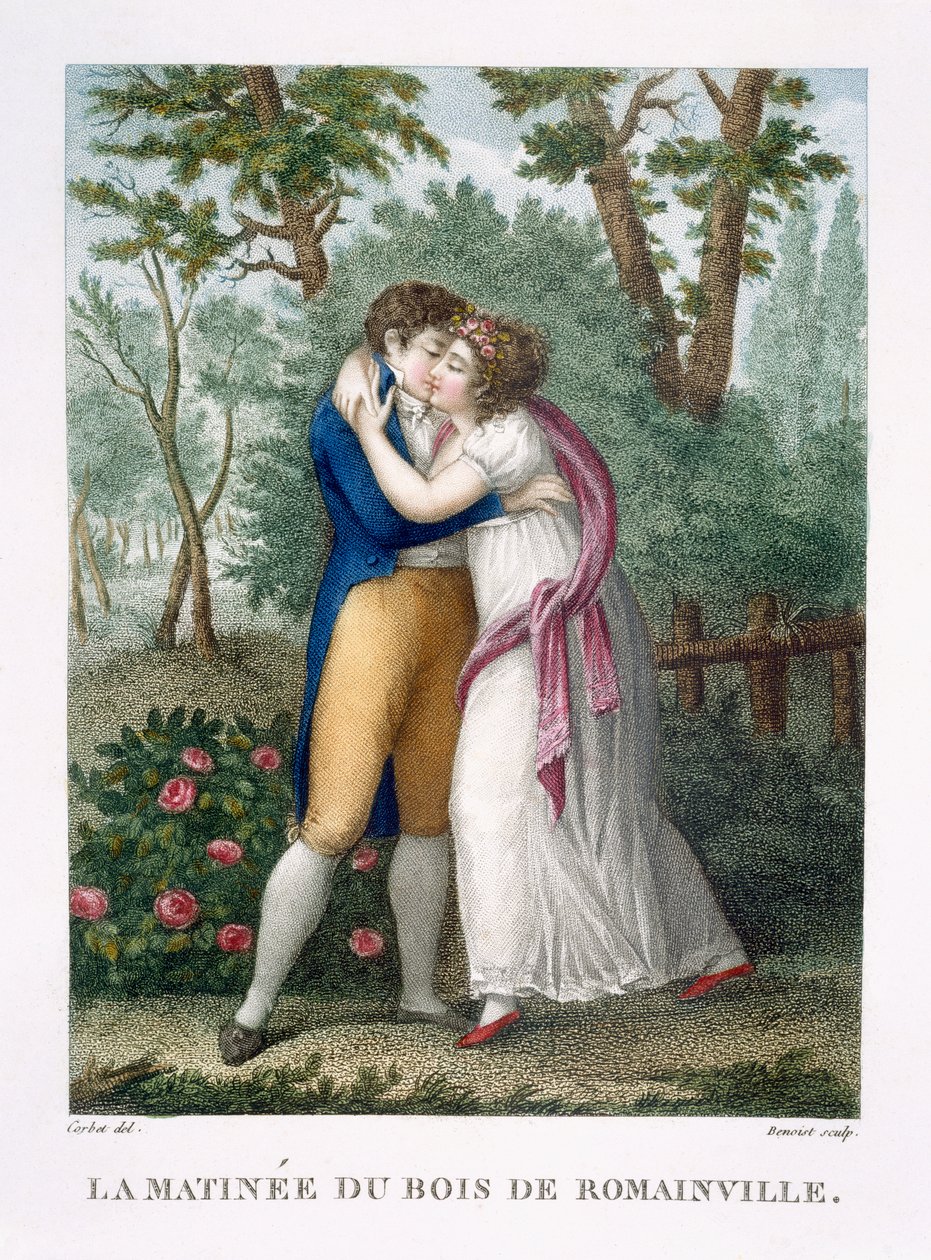 Reggel a Bois de Romainville-ben, 1816 körül alkotó: French School