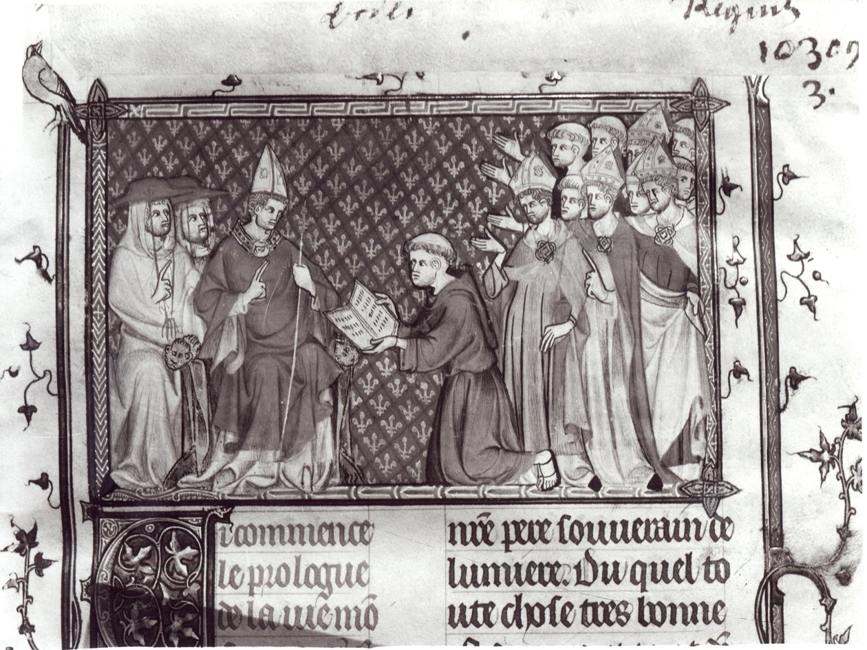 Ms. Fr. 5716 f.2 Jean dAntioch IV. Márton előtt, St. Louis élete és csodáiból, 1330-40 körül alkotó: French School
