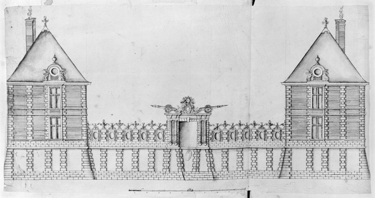 Ms 1001 fol 33-36, Chateau de Rosny alkotó: French School