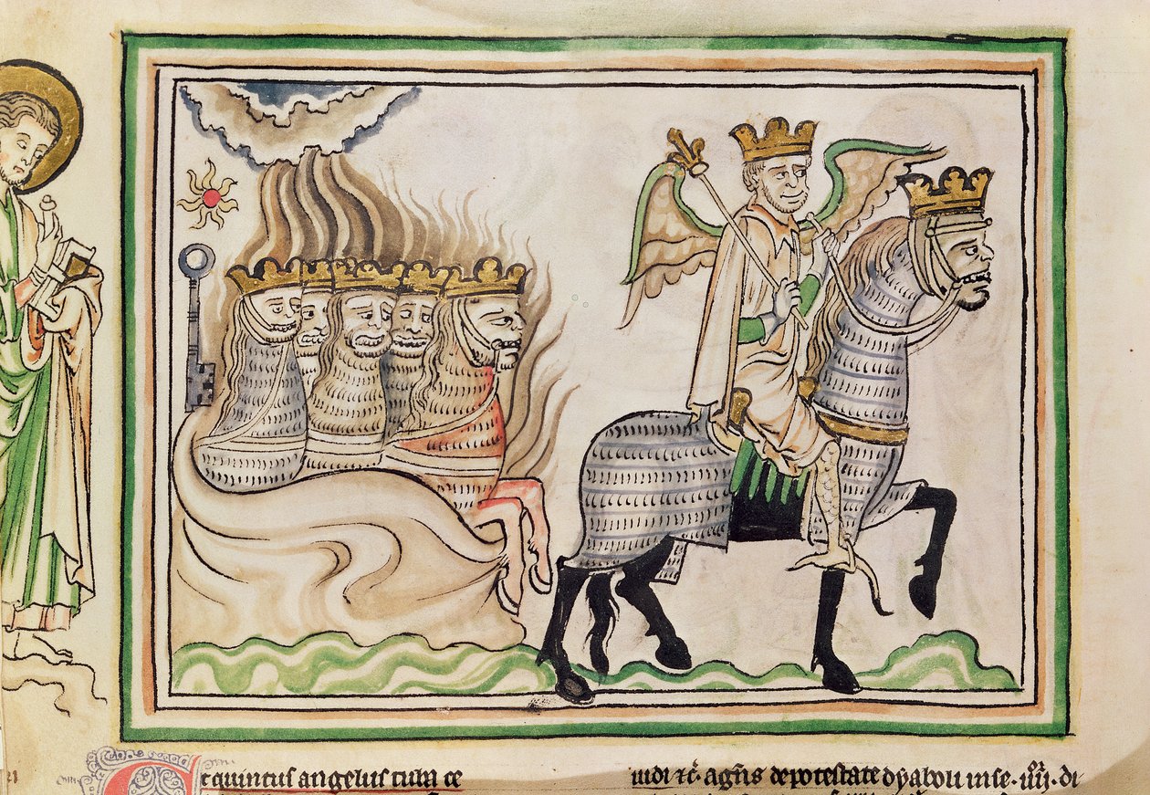 Ms 422 f.33v A Sátán csillagának bukása alkotó: French School
