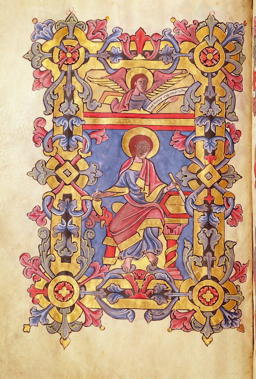 Ms 479 St. Matthew, The Gospels of the Abbaye de Cysoing alkotó: French School