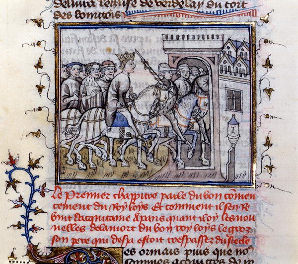 Ms 783 Francia Szent Lajos (1215-70) (pergamen) alkotó: French School