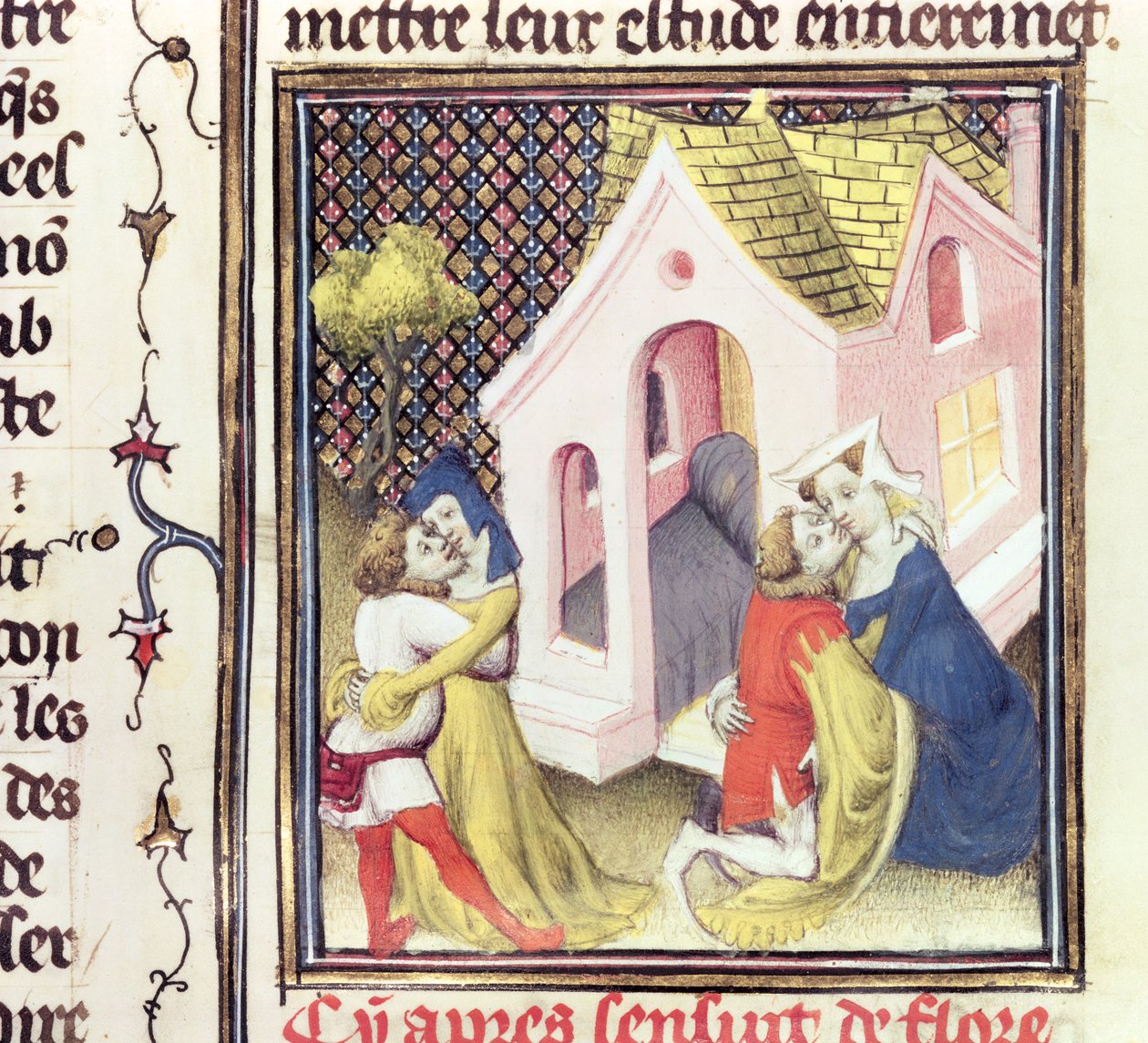 Ms Fr 12420 The Bawdy Women, a De Claris Mulieribustól, Giovanni Boccaccio (1313-75) alkotó: French School