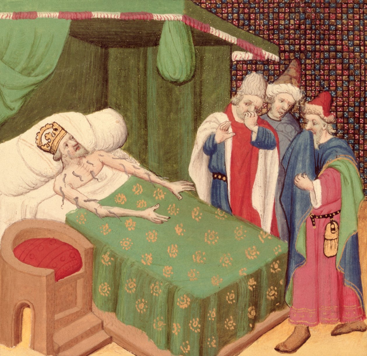 Ms Fr 226 The Use of Piócák, A Dekameronból, Giovanni Boccaccio (1313-75) alkotó: French School