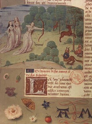 Ms Fr 9197 fol.140v Diana vadászat, Livre des Eschecs D