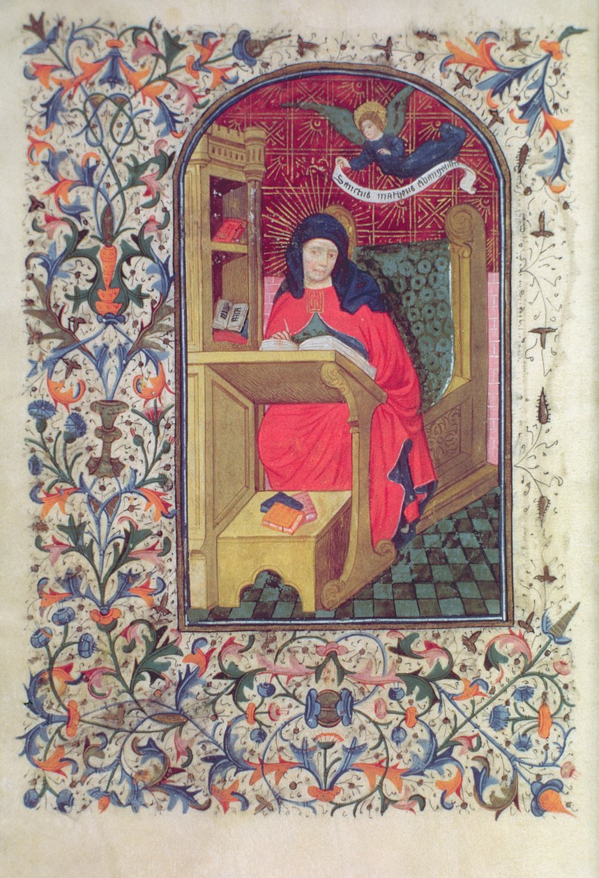 Ms Gen 288 f.266v Scholar, 1460 körül alkotó: French School