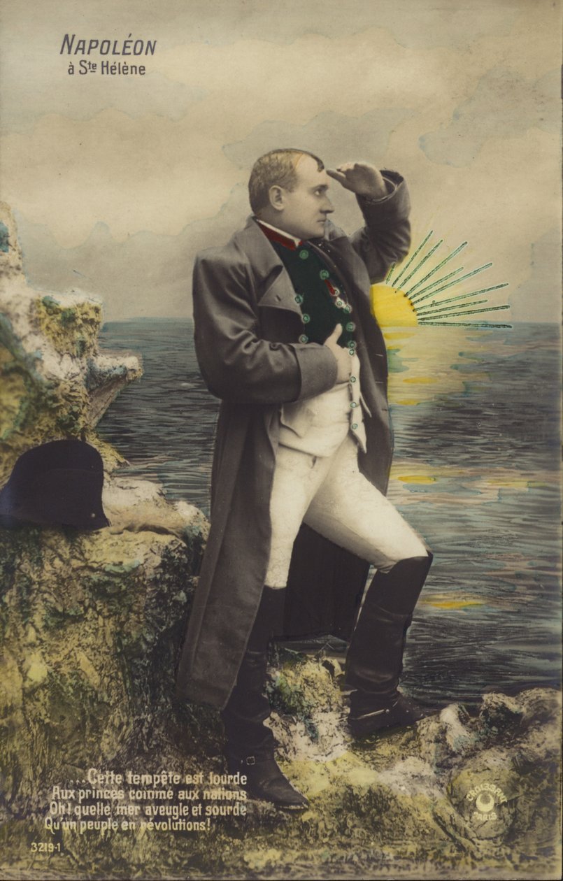 Bonaparte Napóleon (színes litográfia) alkotó: French School