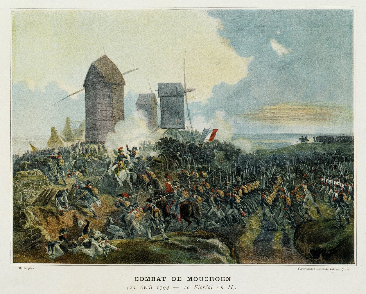 Napóleoni háború: Moucrouan-i csata, április 29 alkotó: French School