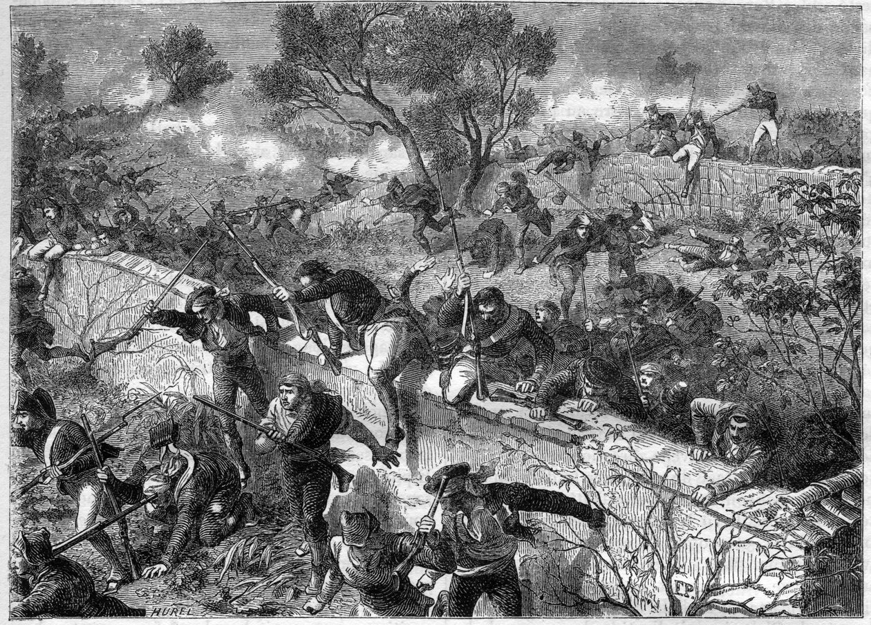 Napóleoni háborúk – Spanyol hadjárat 1808 – Espinosa de los Monteros csata alkotó: French School