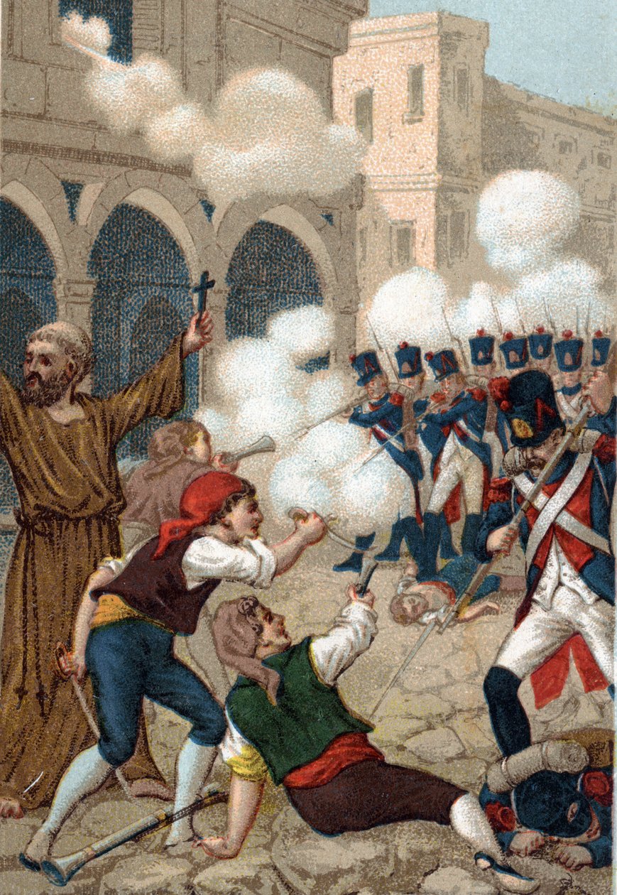 Napóleoni háborúk: Zaragoza ostroma (június 15-augusztus 14 alkotó: French School