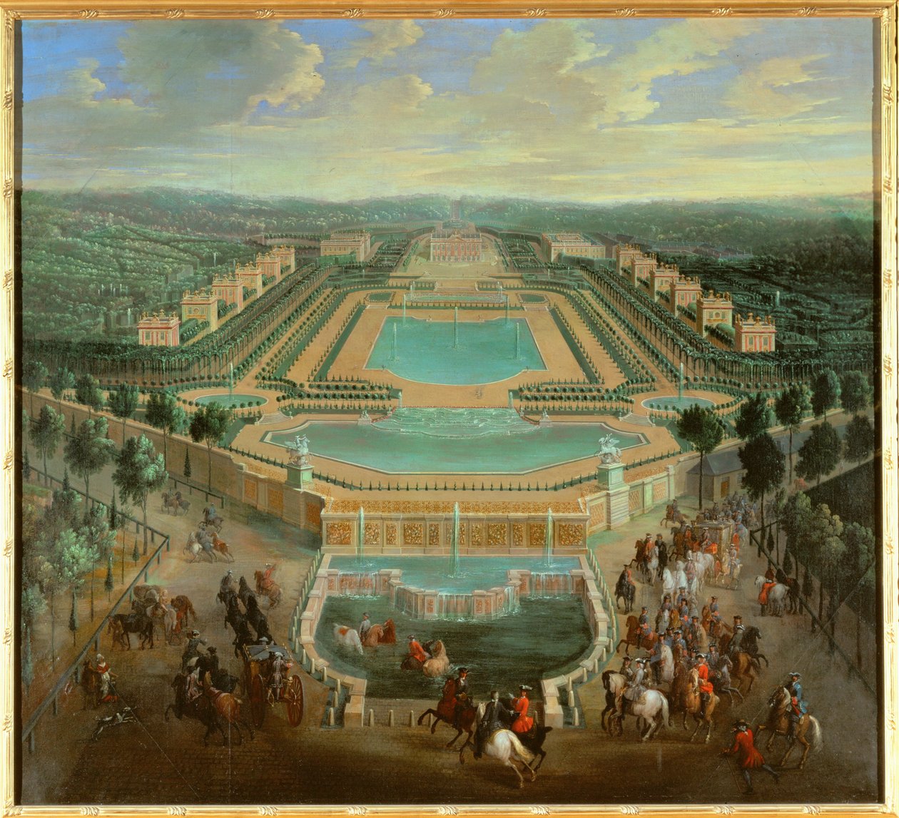A Chateau de Marly, Grand Trianon, Versailles, Franciaország (fénykép) alkotó: French School
