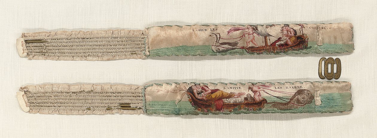 Harisnyakötő, 1770-90 körül (selyem és fém) alkotó: French School