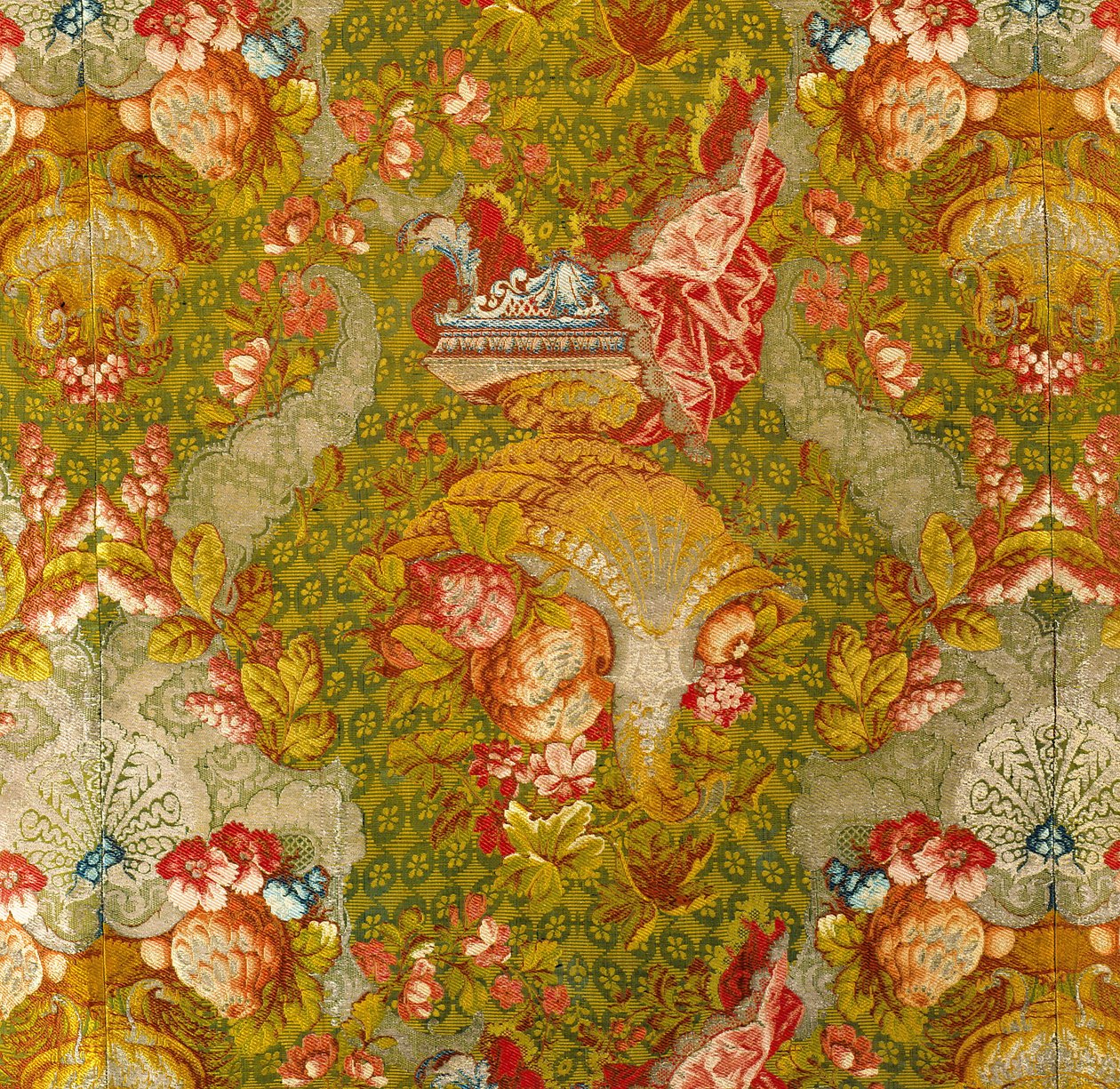 Panel (selyem, fém szálak) alkotó: French School