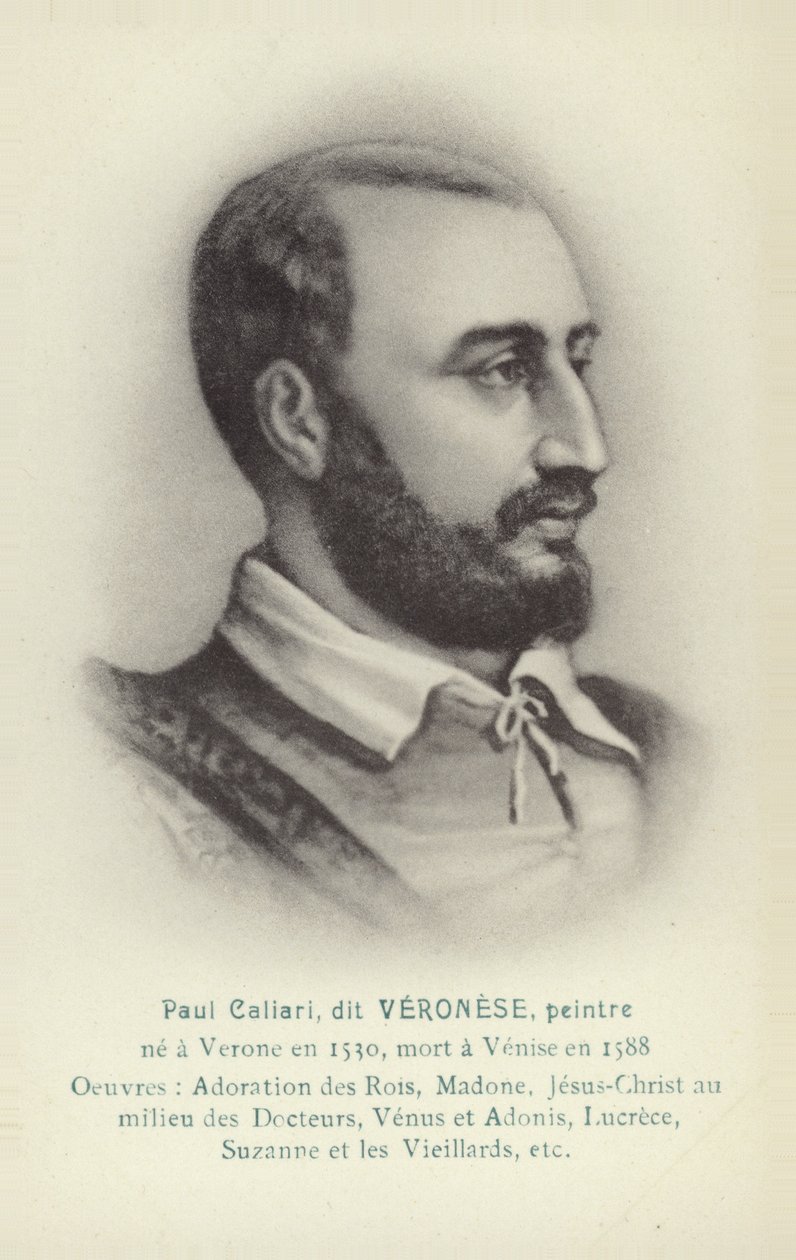Paolo Veronese, olasz festő (litográfia) alkotó: French School