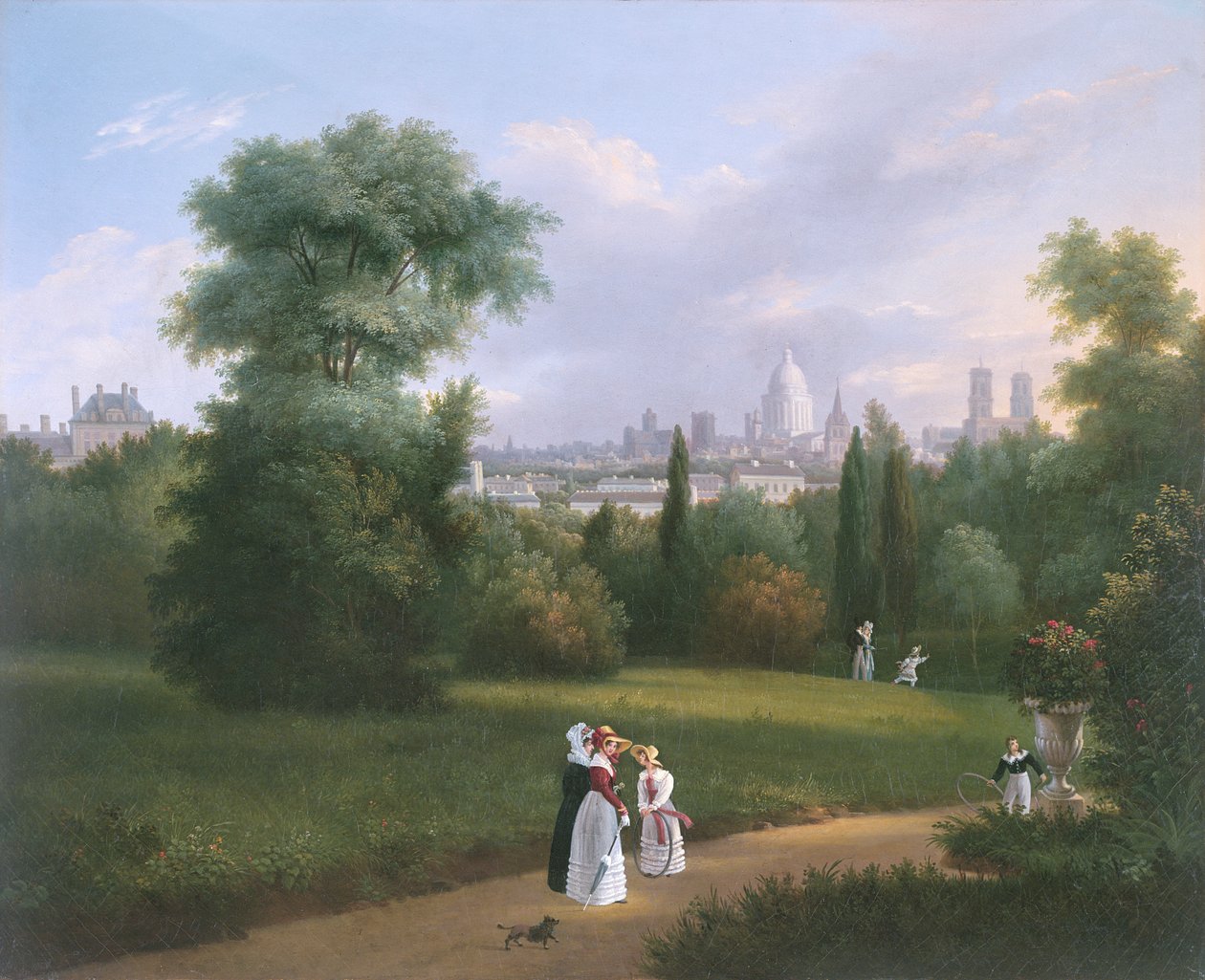 Párizs a Folie-Beaujonból, 1830 körül alkotó: French School