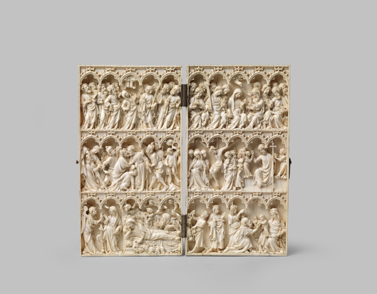 Passió diptichon, 14. század alkotó: French School