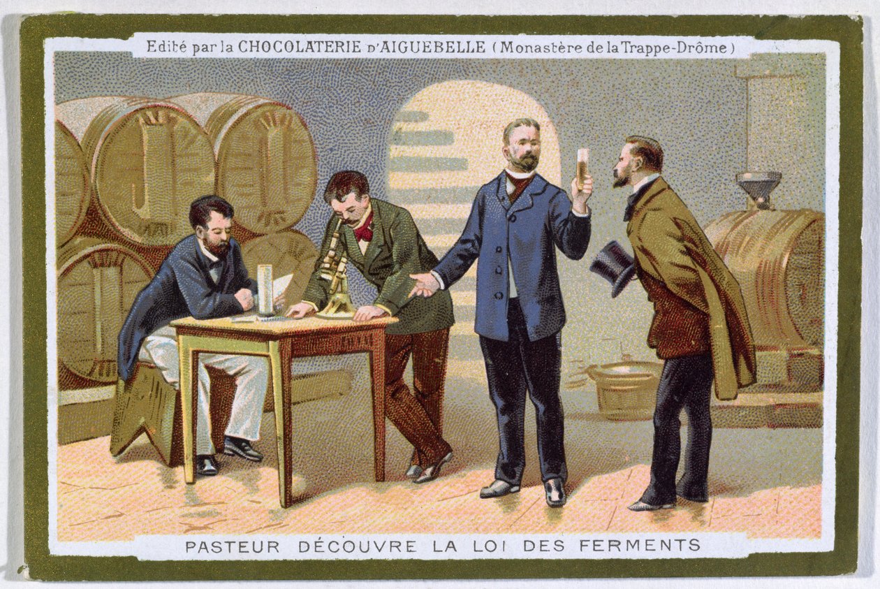 Pasteur felfedezte az erjesztést, a Chocolaterie d