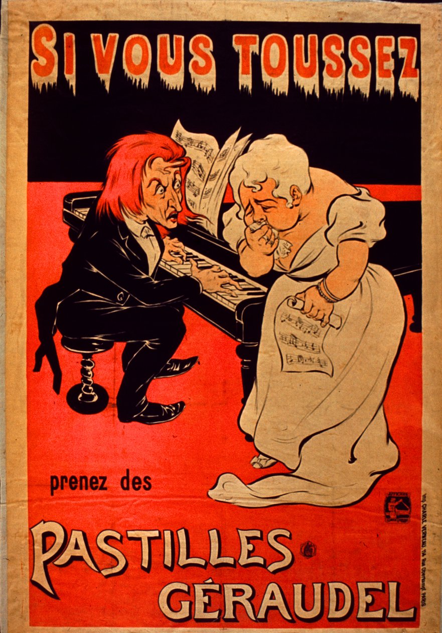 Geradel Pasztillák poszter alkotó: French School