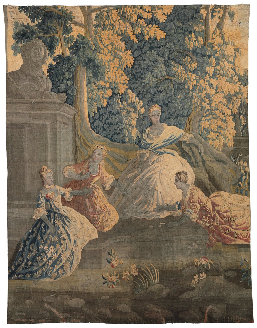Pasztorális kárpit, Aubusson vagy Felletin, 18. század harmadik negyede alkotó: French School