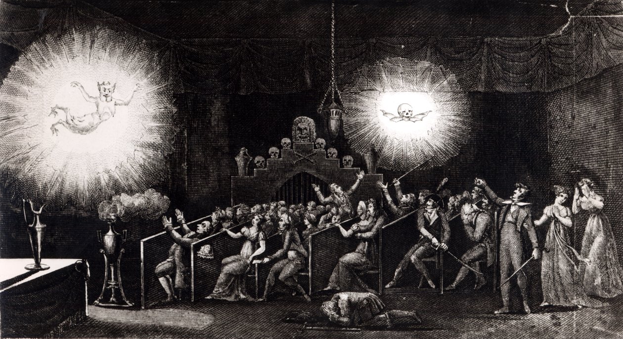 Phantasmagoria, Etienne Gaspard Robertson (1763-1837) tudományos és anekdotikus szabadidős emlékirataiból, Párizs, 1831 alkotó: French School