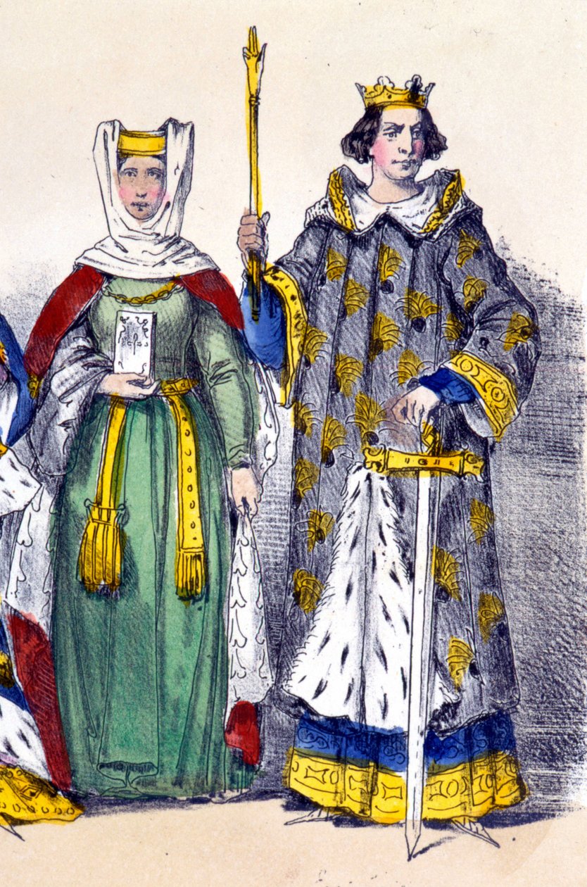 Kemény Fülöp és Aragóniai Izabella. alkotó: French School