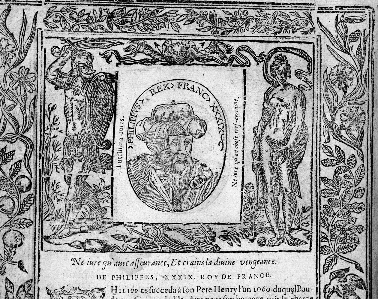 Philippe 1er - a „Franciaország királyainak portréiban” alkotó: French School