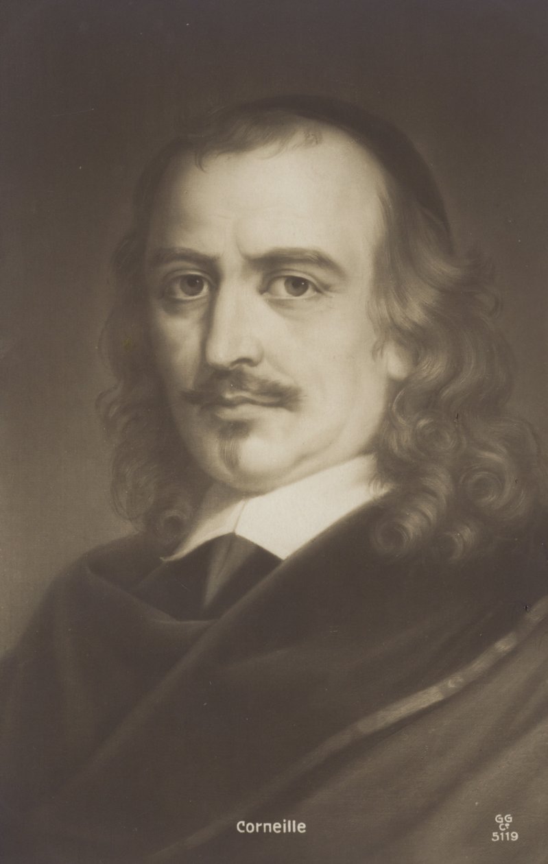 Pierre Corneille (1606-1684), francia drámaíró (litográfia) alkotó: French School