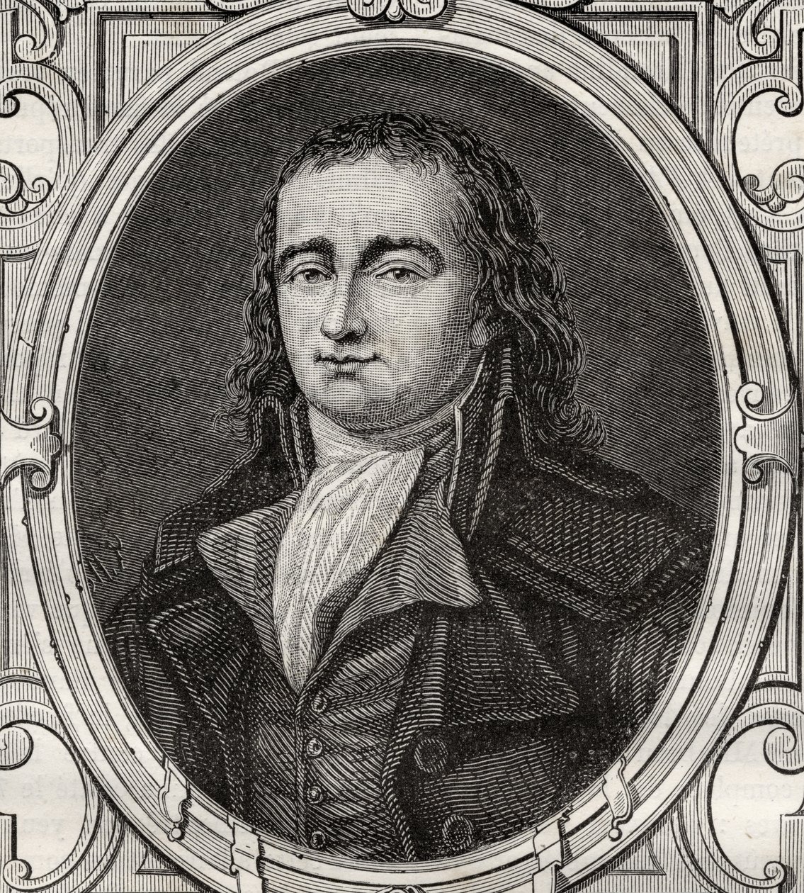 Pierre Gaspard Chaumette (1763-94) Louis Blanc (1811-82) „Histoire de la Revolution Francaise” című művéből alkotó: French School
