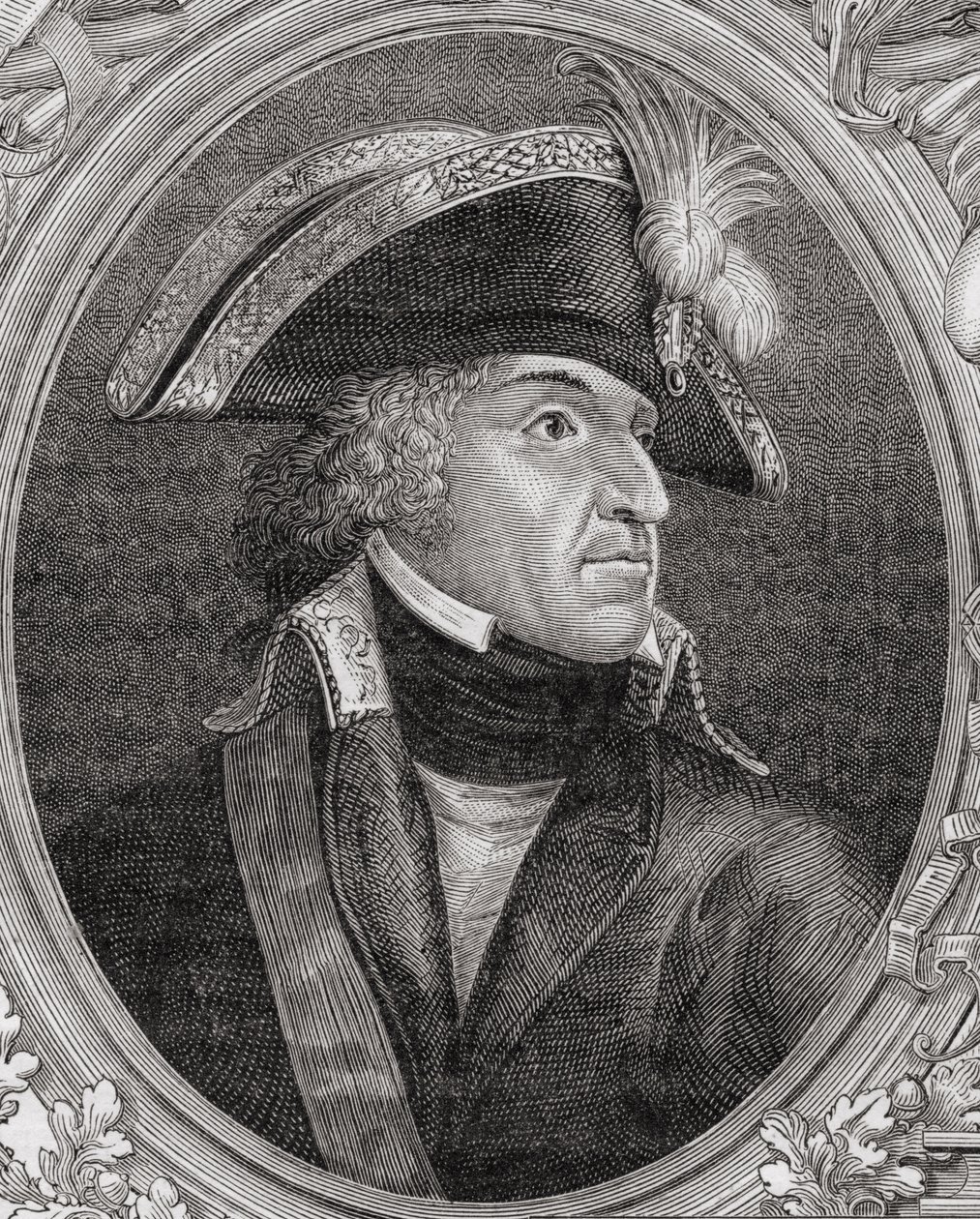 Pierre de Ruel (1752-1821) Marquis de Beurnonville, Louis Blanc (1811-82) "Histoire de la Revolution Francaise" című művéből, Pannemaker (sz. 1822) metszete 1847-62 alkotó: French School