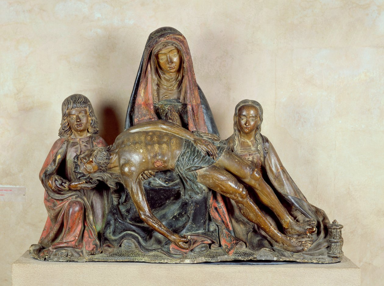 Pieta (festett fa) alkotó: French School