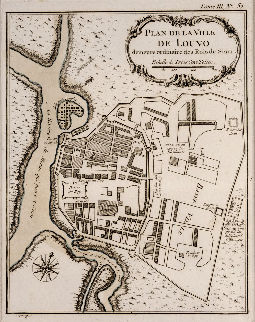Lopburi terve, 1751 alkotó: French School