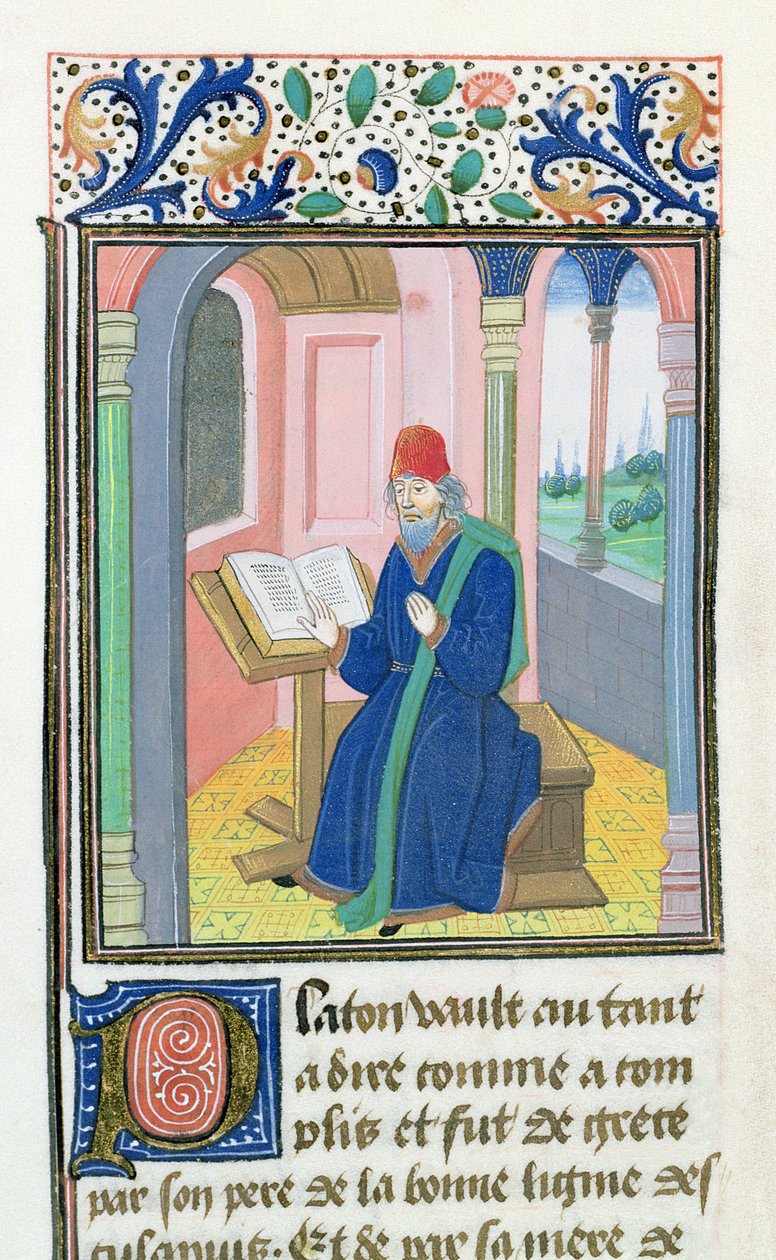 Platón, A filozófusok története, 15. század vége alkotó: French School