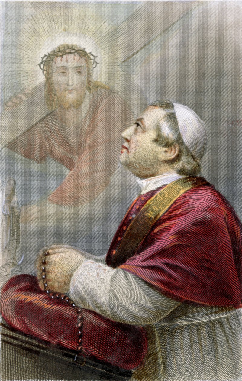 Pius pápa (1792-1878) 1870 körül alkotó: French School