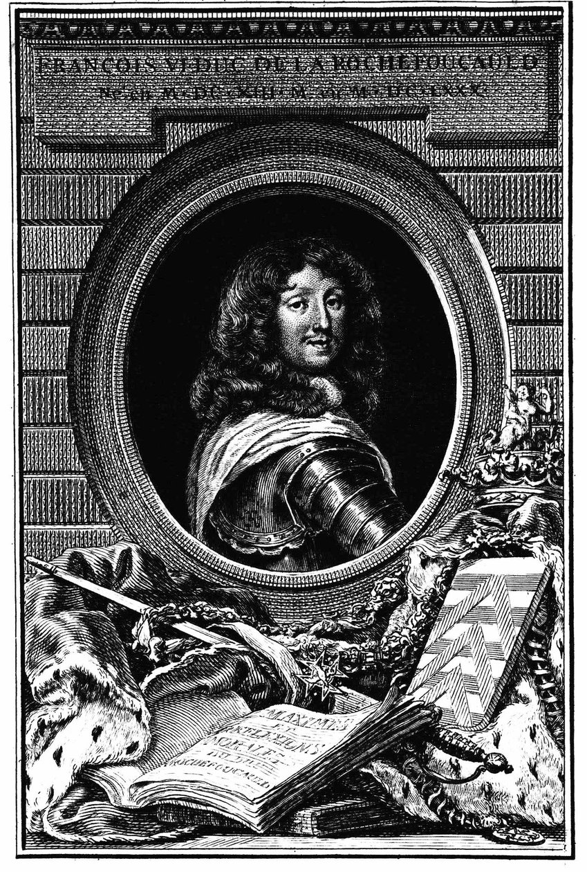 Portré François 6, Rochefoucauld hercege (1613-1680) – Családi archívum. alkotó: French School