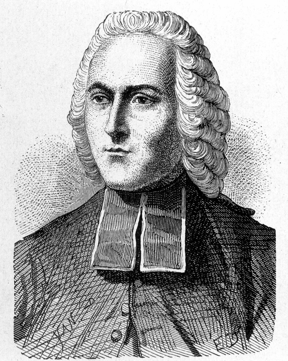 Jean Antoine abbé (Jean-Antoine) Nollet (1700 - 1770), francia fizikus portréja – az „Album de la Science; jeles tudósok; Grandes felfedezések””” 1896. alkotó: French School