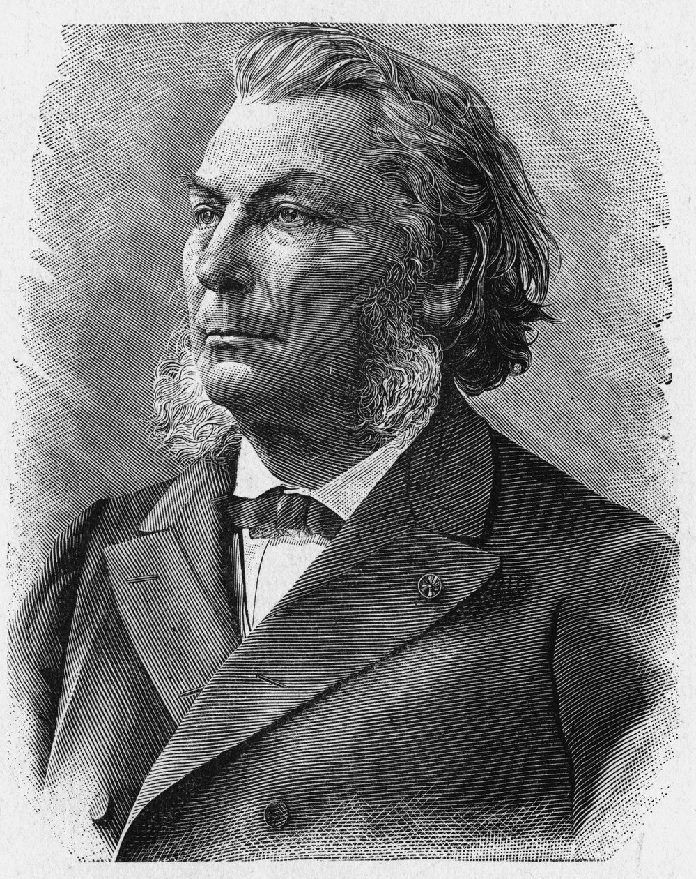 Mouchez admirális (1821-1892) portréja - a Tudományos albumban; jeles tudósok; Nagy felfedezések””” 1896. alkotó: French School