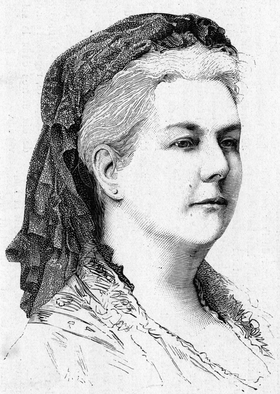 Aglae Massart (1827-1887), a Párizsi Konzervatórium zeneprofesszorának portréja. alkotó: French School