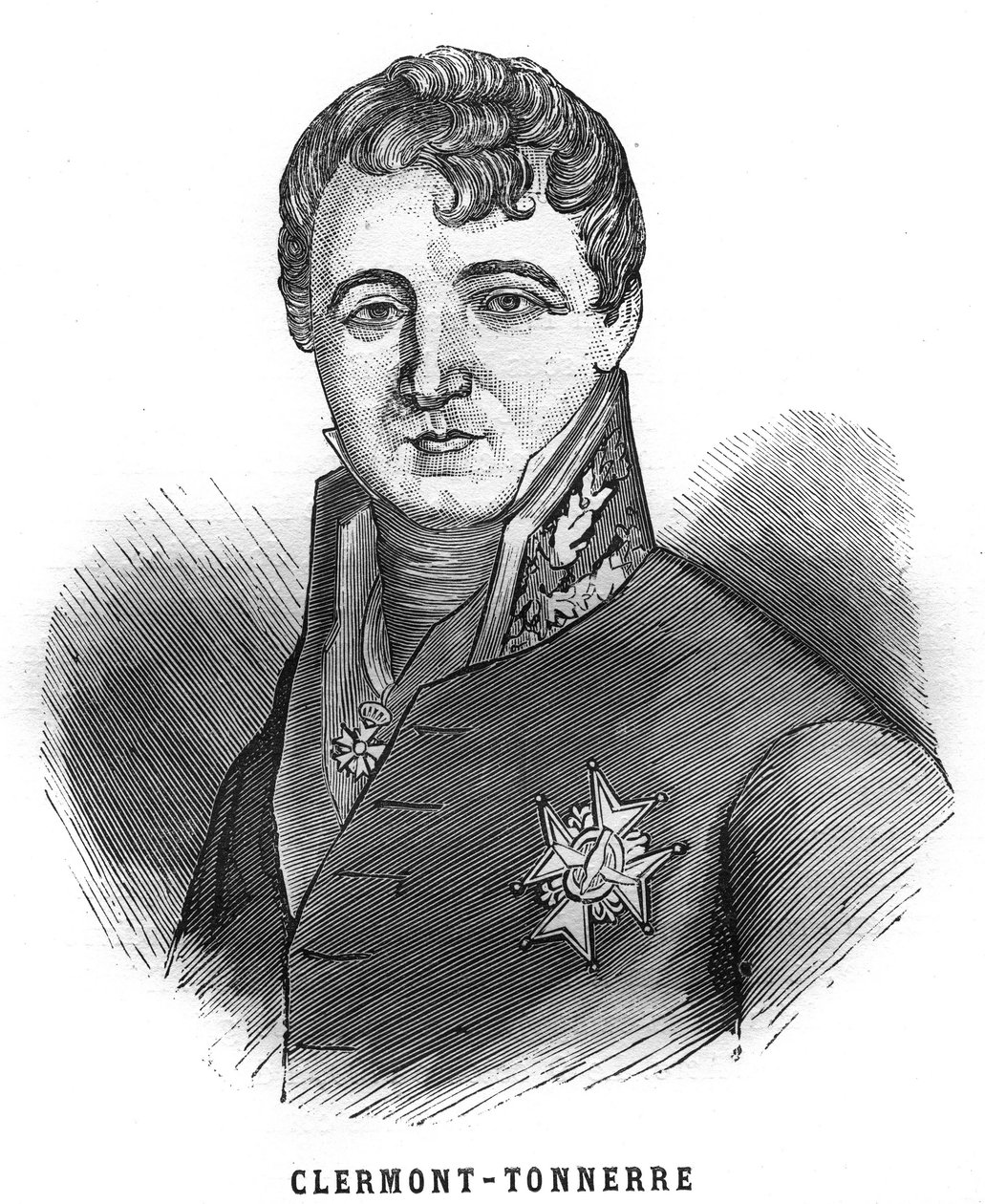 Aime Marie Gaspard de Clermont-Tonnerre portréja (Clermont Tonnerre alkotó: French School