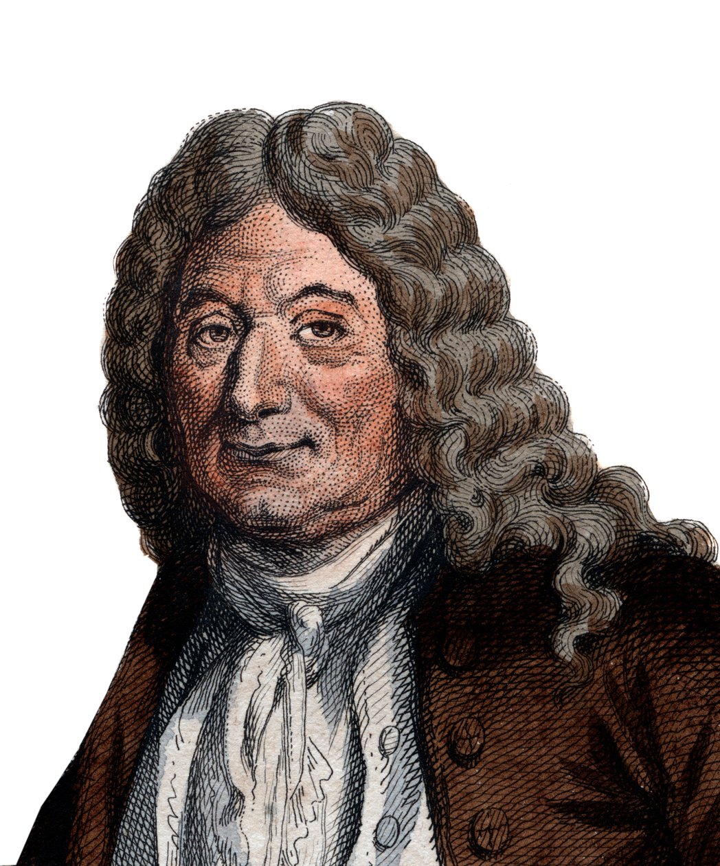 Alain Rene Lesage (Le Sage) (1668-1747) francia regény- és drámaíró portréja. alkotó: French School