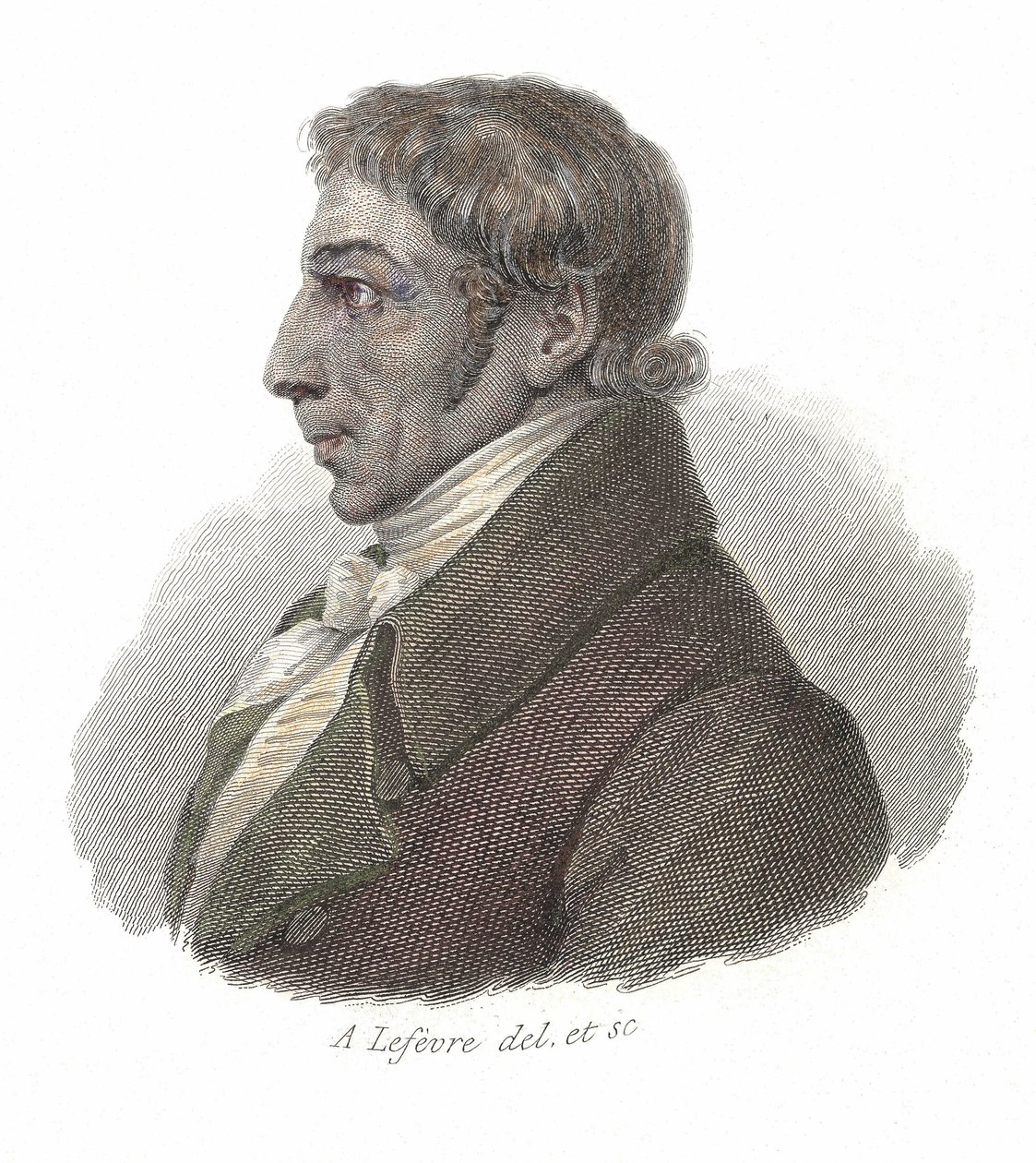 Albrecht Daniel Thaer (1752-1828) német orvos és agronómus portréja. A „” Hasznos férfiak portréiban”” alkotó: French School