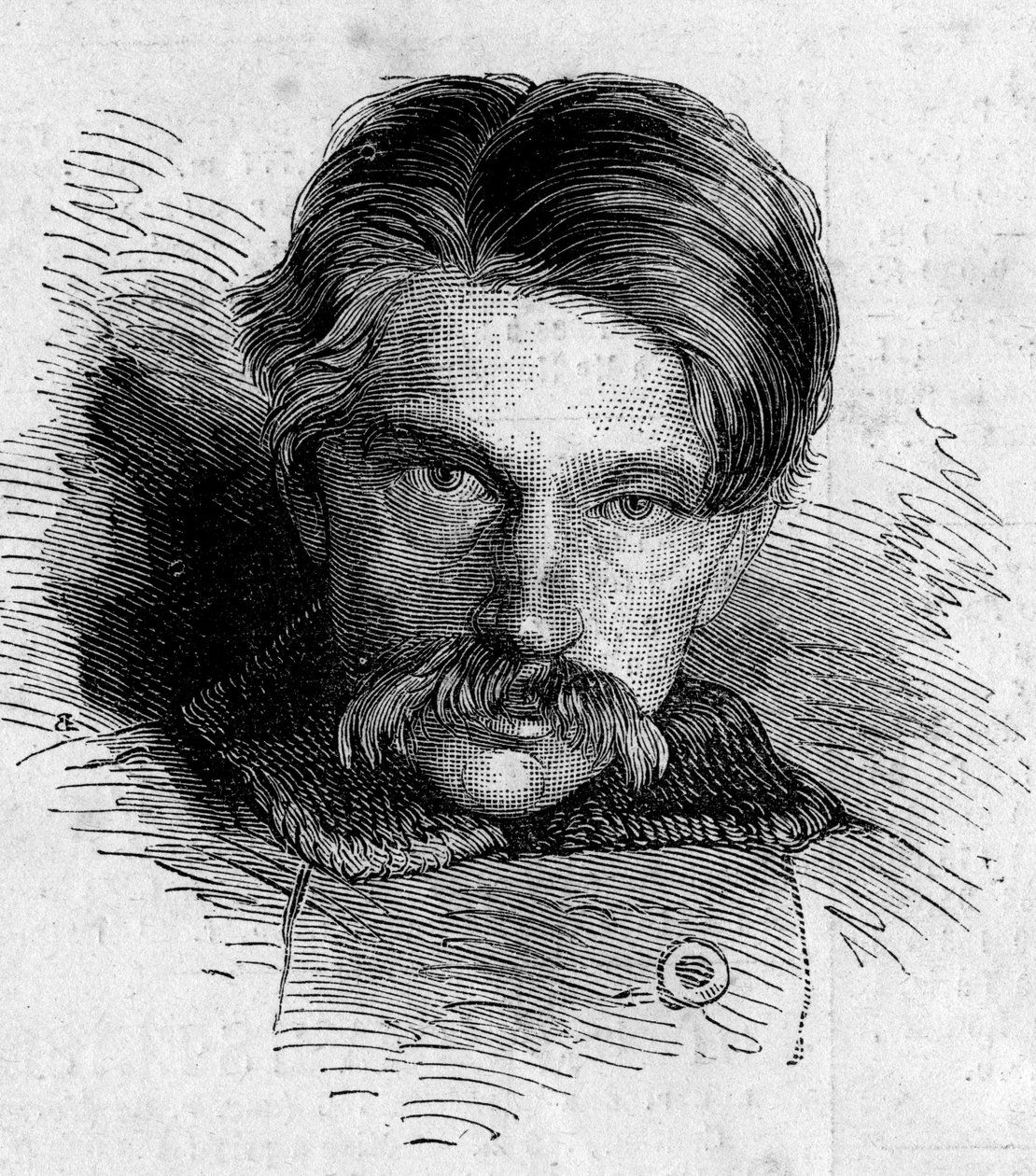Alekszandr Szolovjov (Solowieff) portréja, aki április 14-én megkísérelte meggyilkolni II. Miklós orosz cárt alkotó: French School