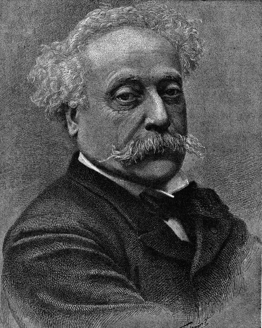 Ifjabb Alexandre Dumas (1824-1895) francia író portréja. Metszet az 1895. december 5-i „La gazette du dimanche”-ban. alkotó: French School