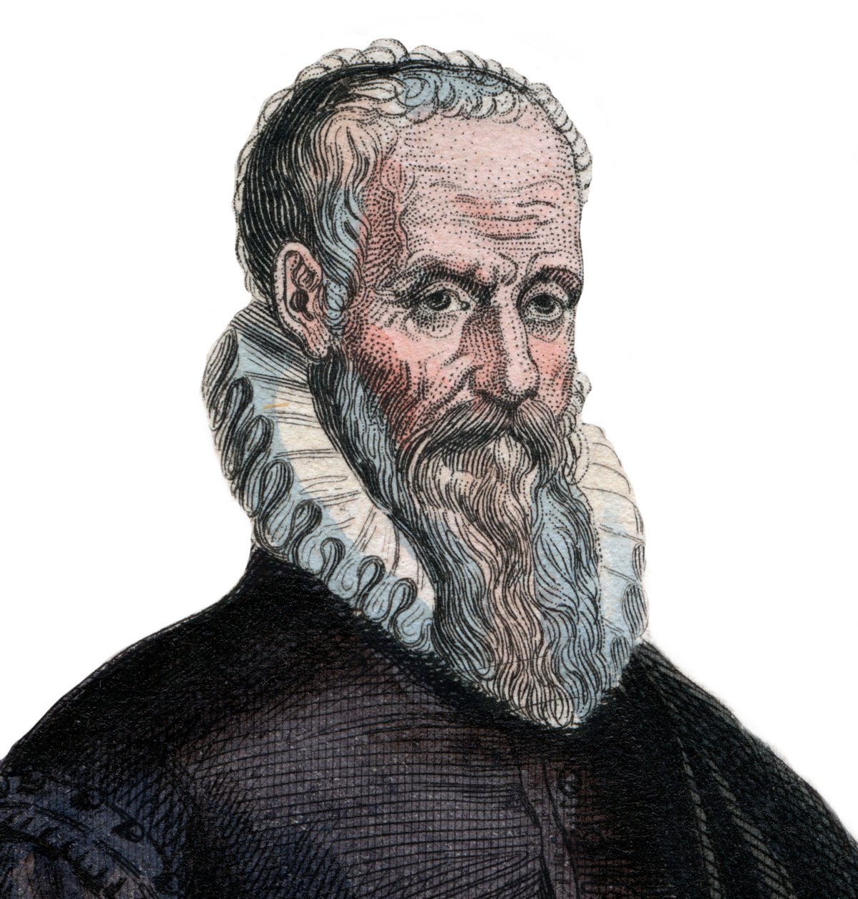 Ambroise Pare (1509-1590) francia sebész portréja. alkotó: French School