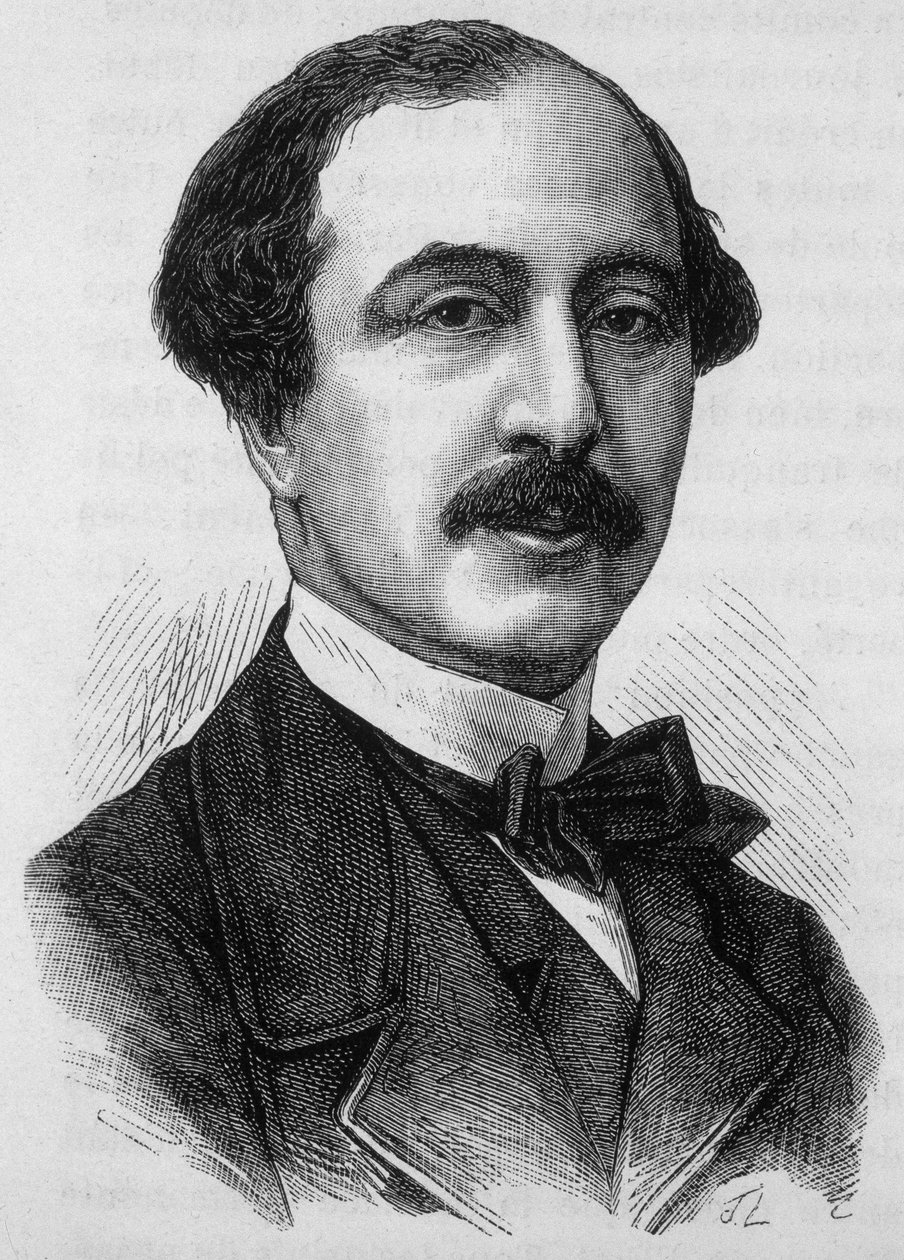 Anatole Prevost Paradol francia újságíró és politikus portréja (1829-1870). alkotó: French School