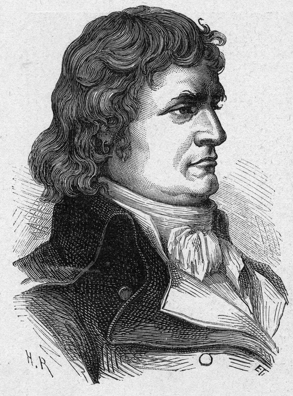 Andre Jeanbon, Jean Bon Saint-Andre vagy Jeanbon Saint Andre (1749-1813) francia forradalmár és politikus portréja. Metszet 1889-ből. Magángyűjtemény. alkotó: French School