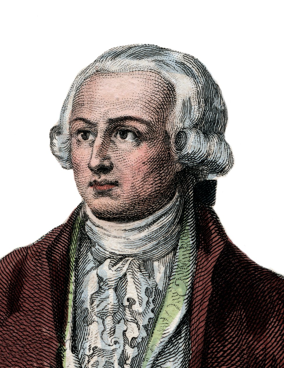 Antoine Laurent de Lavoisier (1743-1794) francia kémikus portréja. alkotó: French School