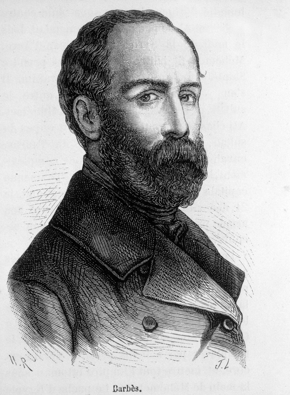 Armand Barbes francia forradalmár portréja (1809-1870). alkotó: French School