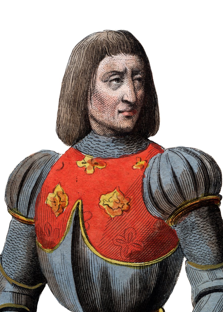 III. Arthur Bretagne hercegének (1393-1458), francia rendőrtisztnek portréja. alkotó: French School