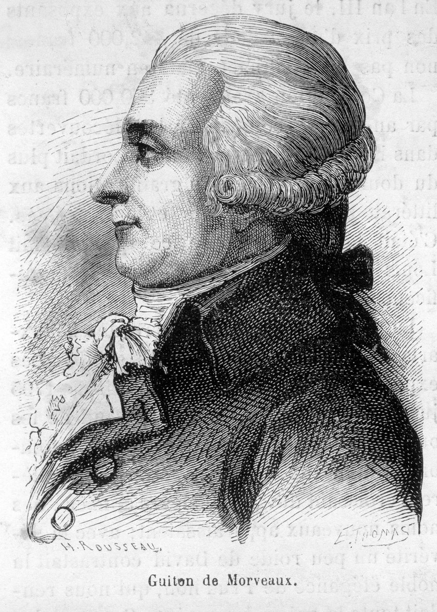 Louis-Bernard Guyton-Morveau (Guiton) báró (1737-1816), francia politikus, vegyész és forradalmár portréja – Henri Martin „L